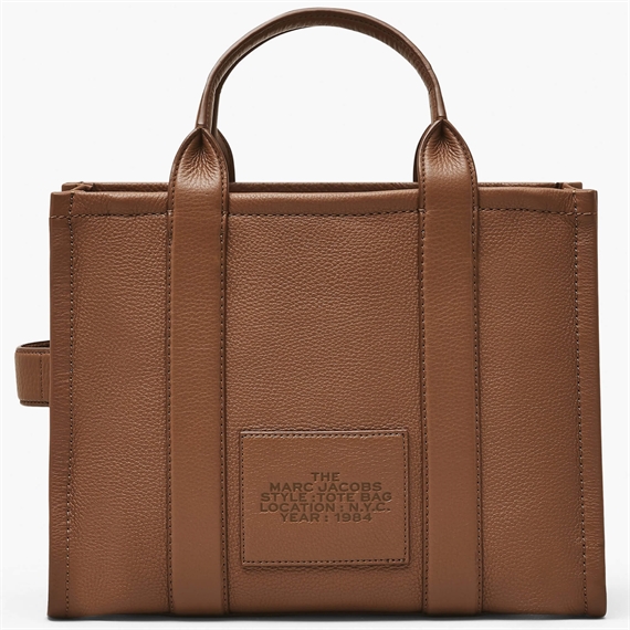 Marc Jacobs The Leather Medium Tote Bag, Argan Oil 